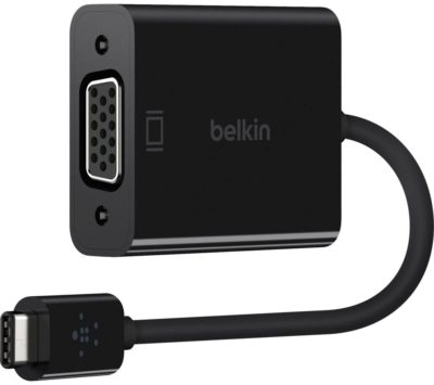 BELKIN F2CU037btBLK USB-C to VGA Adapter - Black